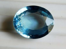 24.75cts. Natural Oval Cut Translucent Brazilian Aquamarine Loose Gemstone