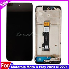 For Motorola Moto G Play 2023 XT2271-5 LCD Display Touch Screen Digitizer Frame