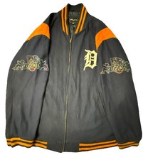Retro Detroit Tigers Bhogalli MLB Insulated Jacket 5XL Coat Very Nice!