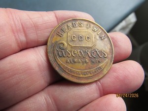 CASCARETS Laxative - Advertising "Flipping Coin" - Heads I Win / Tails You Lose