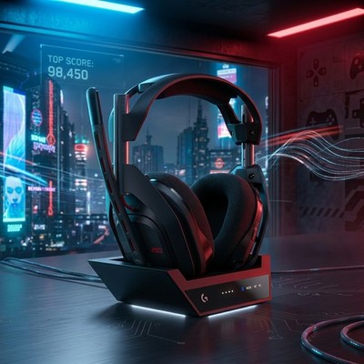 Logitech G Astro A50 Wireless Bluetooth Gaming Headset Lightspeed Xbox PC PS Swi