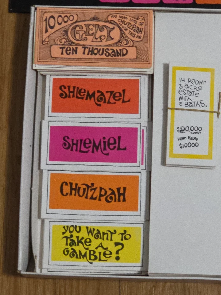 Vintage CHUTZPAH 1967 Board Game Cadaco Game USA No 601  - Image 2 of 4