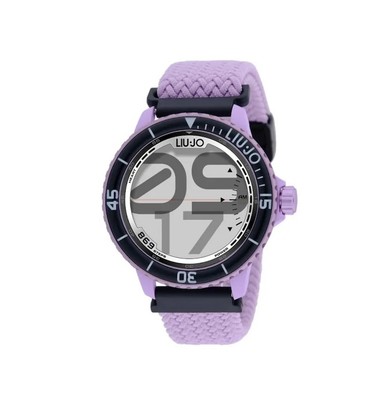 Smartwatch + Armband LIU JO LUXURY SYNC SWLJ184 Textil Glyzinien + Silikon