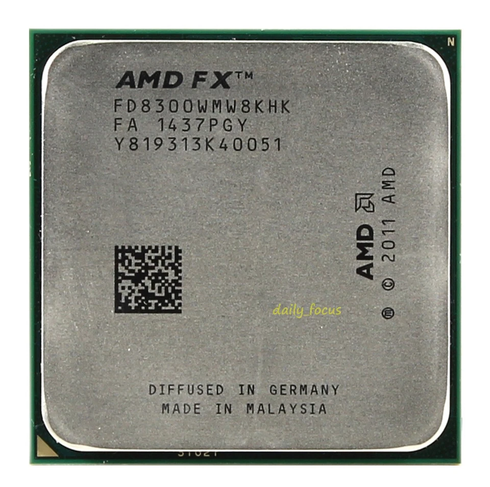 AMD FX-Series FX-8300 FX-8320 FX-8350 8M Eight-Core Socket AM3+ FX CPU Processor - Image 2 of 3