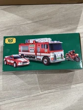 2024 Hess 60th Anniversary  Fire Truck & Fire Chief's Car  (NIB)