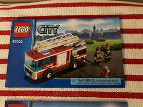 Lego City 60002+60004#1 Fire & Rescue Truck Set Instruction Manual Booklets Only