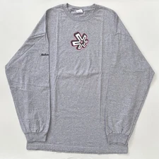 Vintage Y2K Asterisk Center Logo Long Sleeve Graphic T Shirt Men’s 2XL Skater