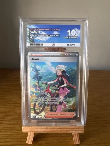Dawn 129/094 ACE 10 - Perfect Grades - Phantasmal Flames - Pokemon TCG