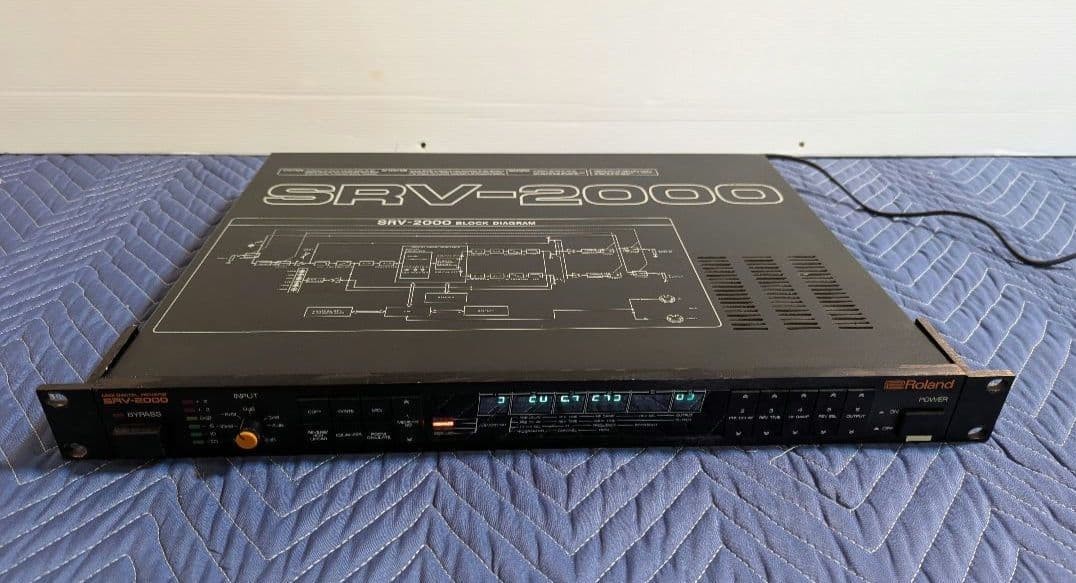 配信機器・PA機器・レコーディング機器 Roland SRV-2000 Roland SRV-2000 Digital Reverb Effect Rack Recording PA Equipment