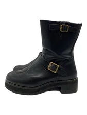 Engineer Boots 23.5Cm Blk Leather 0006Wwm IkS46