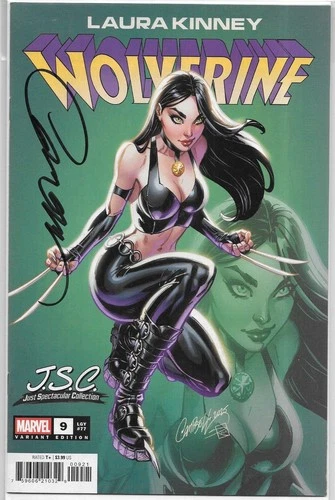 WOLVERINE #9 J SCOTT CAMPBELL SIGNED VARIANT JUST SPECTACULAR COLLECTION /W COA