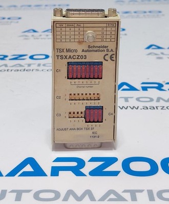 SCHNEIDER AUTOMATION TSXACZ03 TSX MICRO ANALOG INPUT MODULE 0-10VDC TSX ACZ03