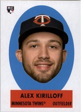 Alex Kirilloff RC 2021 Topps Archives 1963 Peel-Offs #69PO-13 Twins Rookie Card