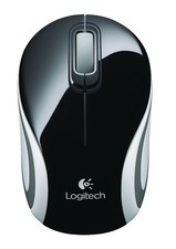 Logitech M187 Wireless Mini Mouse BLACK/WHITE NO RECEIVER  /RT5-910-002731M...