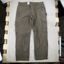 Carhartt Cargo Work Pant Relaxed Fit Rugged Flex Ripstop in Dark Coffee Sz 38x30