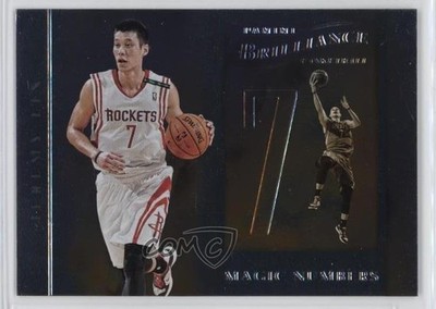 2012-13 Panini Brilliance Magic Numbers Jeremy Lin #13 7v7