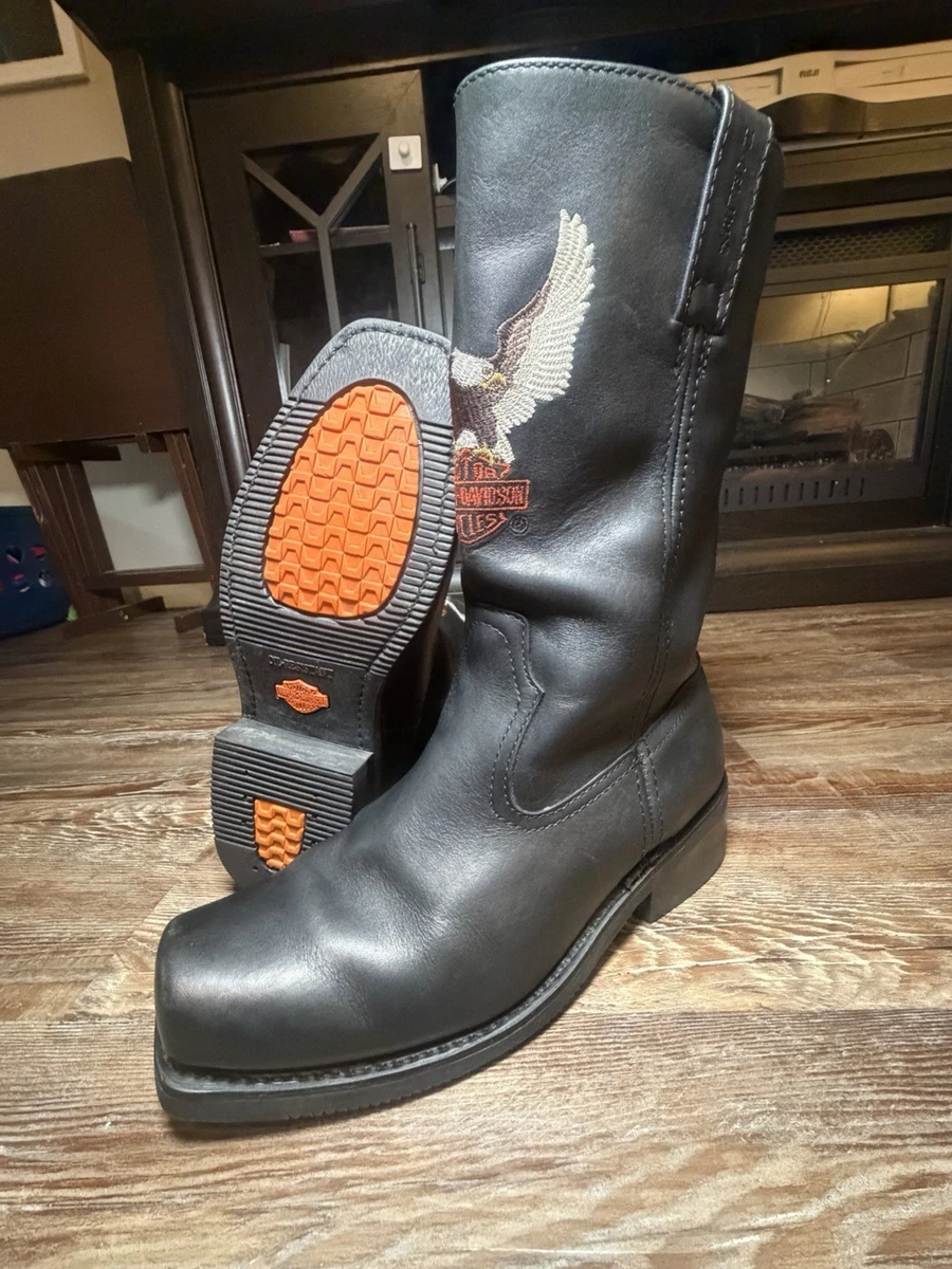 Harley-Davidson レザー バイカーブーツ ブラック サイズ38 Harley-Davidson Black Boots for Men for Sale | Shop New & Used