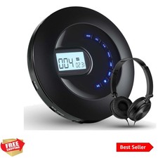 CD Player Portable, Rechargeable Portable CD Player for Car and Travel, Small...