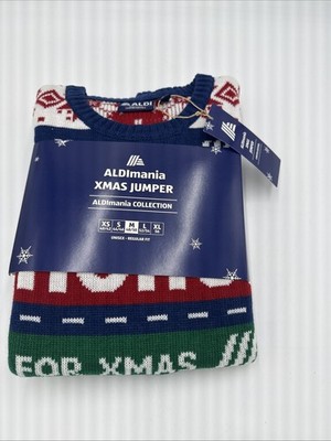Aldi Aldimania Weihnachtspullover Xmas Sweater Gr. M 2025 Limited Edition Neu