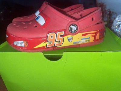Crocs Lightning McQueen Red Clog Shoes Disney Pixar Cars Unisex Kids