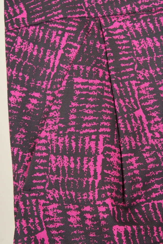 Юбка женская Marc By Marc Jacobs 8 розовая черная в полоску с трапециевидными карманами эластичная  - Изображение 4 из 4