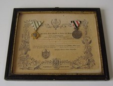 2 Orden und Urkunde 1870 - 1871