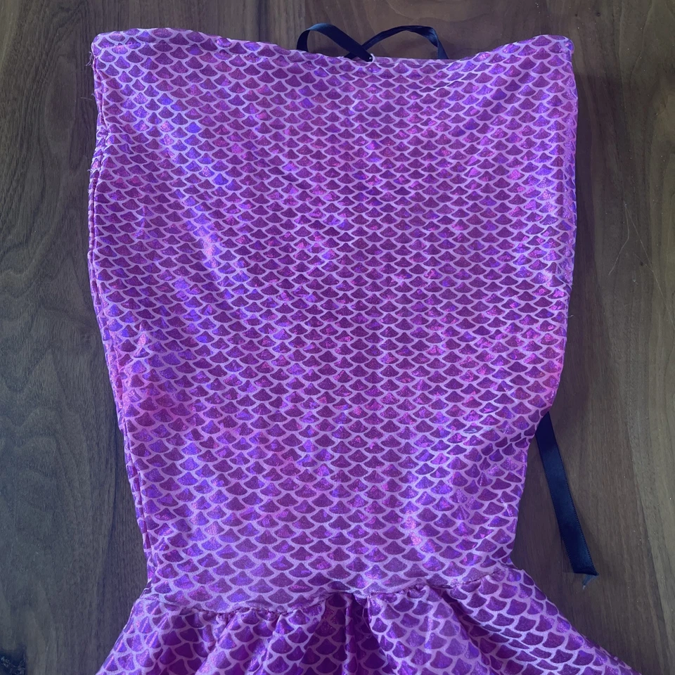 LITTLE MERMAID TAILS BOUTIQUE Skirt Tail Costume Glitter Size 4T PINK RARE HTF ✨ - Image 2 of 4