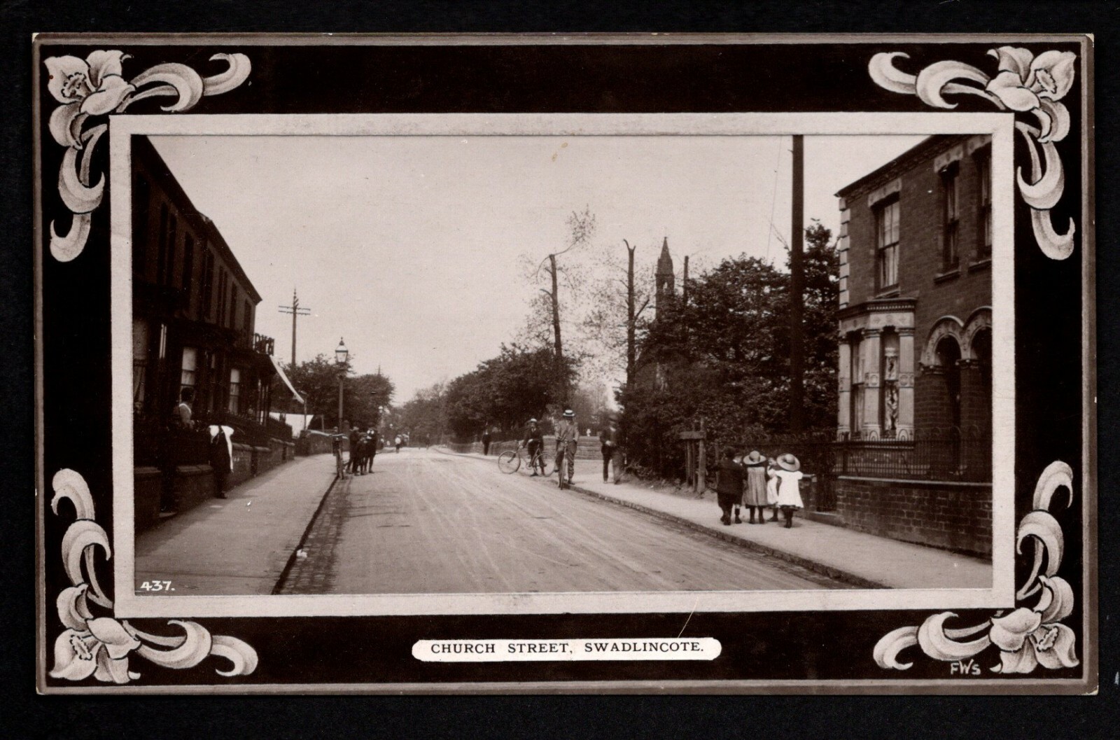 Swadlincote Church Street real photographic postcard eBay