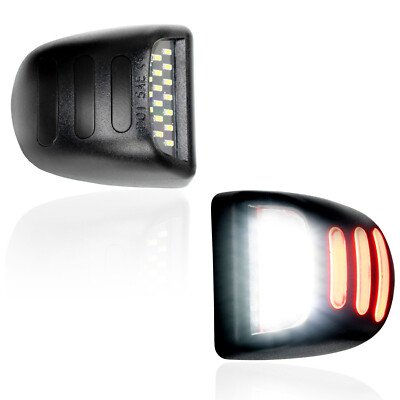 Luces LED Para Matrícula De Chevy Tahoe, GMC Sierra, Yukon - Blanco Frío 6000K, Enchufe Directo