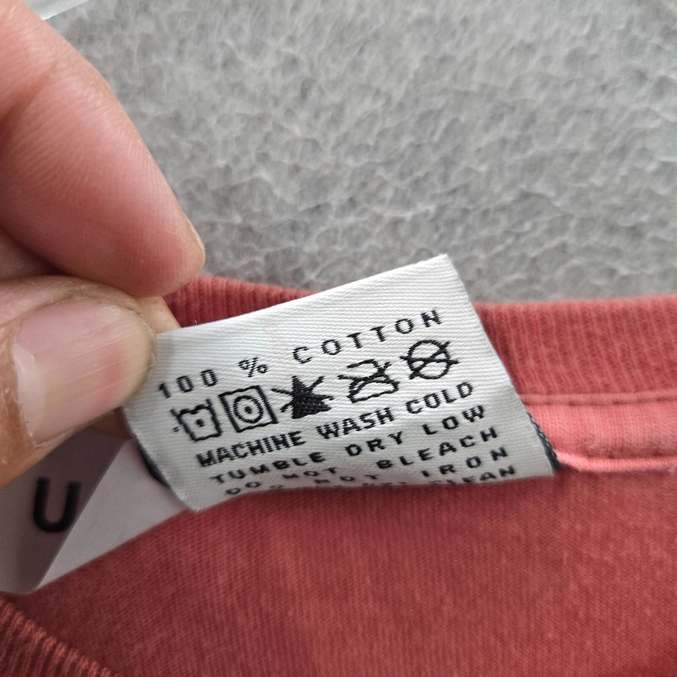 Undefeated Men Shirt XL Red UND Graphic Crew Neck Short Sleeve 5 Strike READ - Image 3 of 4