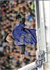 2017 Topps #559 Jason Motte Colorado Rockies