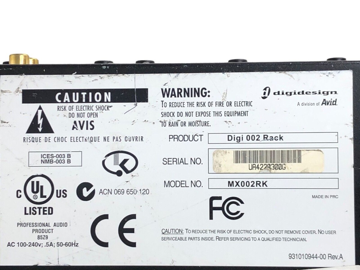 【ジャンク】digidesign digi002 Digidesign Digi 002