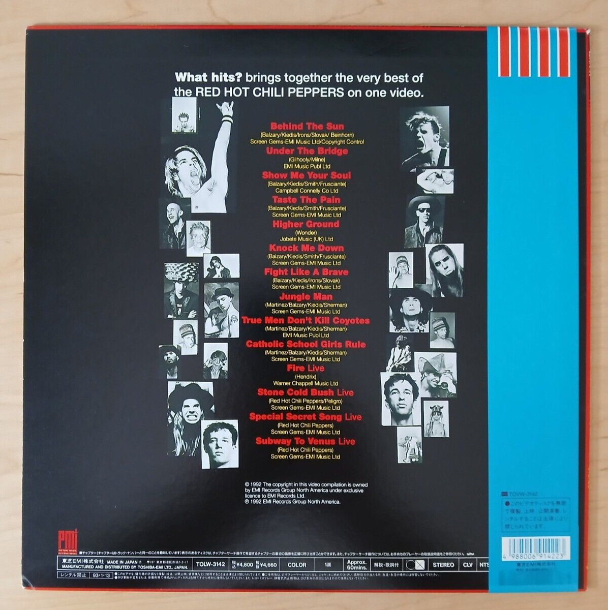 What Hits!? by Red Hot Chili Peppers (1993 Japan NTSC laserdisc w