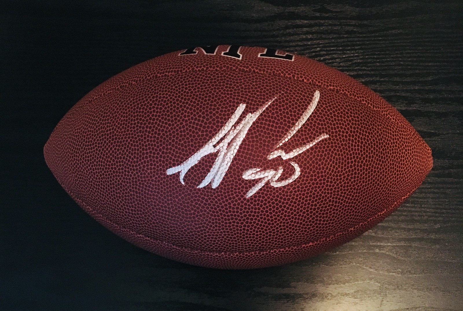Julius Peppers Autographed Signed Carolina Panthers NFL Football / JSA 