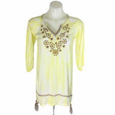 Skemo Secret Garden Mimi Dress Beads Tassel Sunshine Kids Girls Size XL