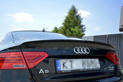 Spoiler Flügel Verlängerung Maxton Design für Audi A5 Sportback S-Line Mk1 FL 8T