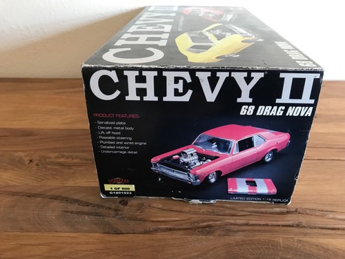 1/18 GMP Chevrolet Nova, '68 Drag Nova, ACME, Gelb, Yellow. Chevy II - Imagen 20 de 20