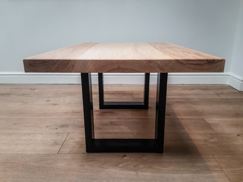 Handmade Solid Ash Coffee Table - Brand New - Hardwood - Bespoke - not oak - Picture 3 of 7
