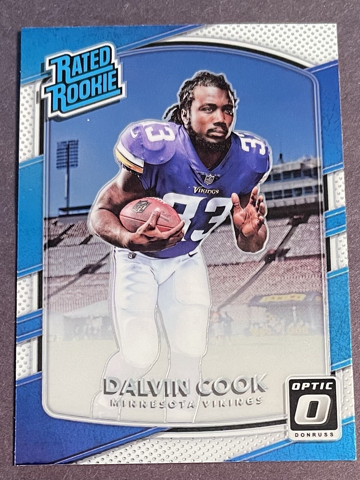 2017 Donruss Optic Dalvin Cook Rated Rookie RC #193 Vikings