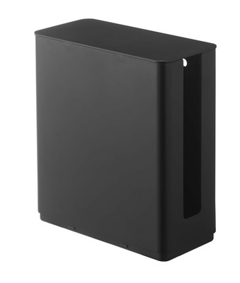Stackable Slim Lid Router Storage Case Black Approx. W9.7XD20.2XH22.2cm Smart TV