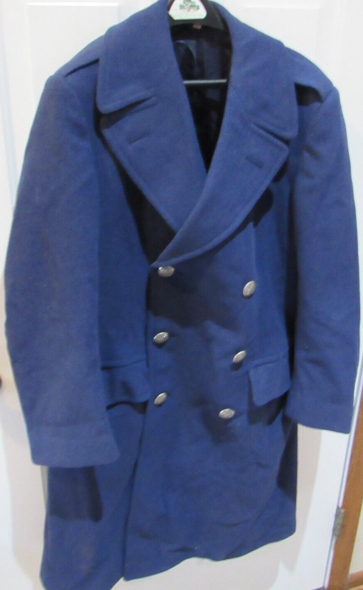 Vintage USAF US Air Force Vietnam Nam 1960's Men's Overcoat Coat