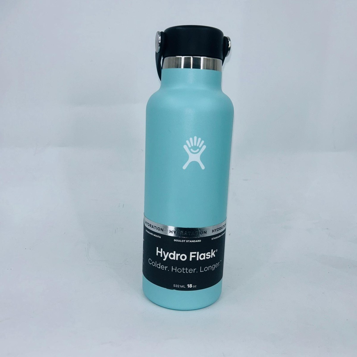 HYDROFLASK 18 OZ 532ml TEMPSHIELD FLEX CAP LIGHT BLUE STANDARD