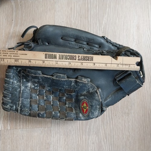 2 Easton McGraw Baseball Gloves Tan Black Mitt Left Hand Catchers Need Cleaning - Picture 18 of 24