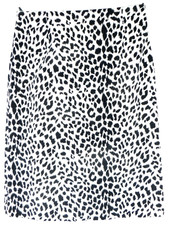 J MCLAUGHLIN Womens 100 Cotton Straight Pencil Skirt Animal Leopard Multi 6