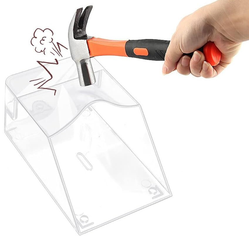 Waterproof Doorbell Cover, Transparent Rainproof Doorbell Protector Cover