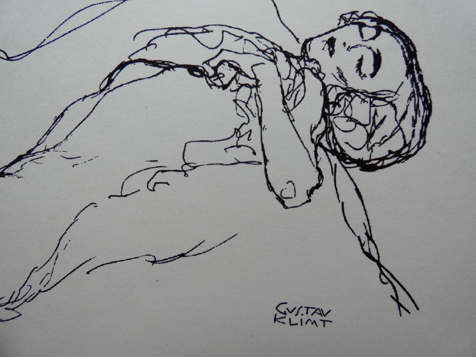 Gustav Klimt - Akt, 1910 - Bild 3 von 4