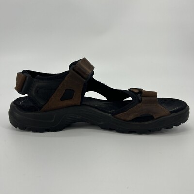 Ecco Yucatan Sandals Shoes Mens Sz 45 US 11-11.5 Brown Leather Hiking Outdoor Men main image 3