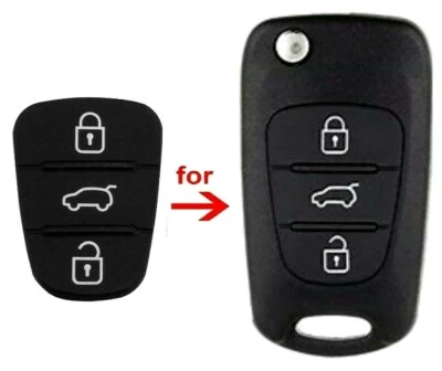 Key Fob Button Pad Compatible with Kia Ceed Hyundai i10 i20 i30 ix35 Aftermarket
