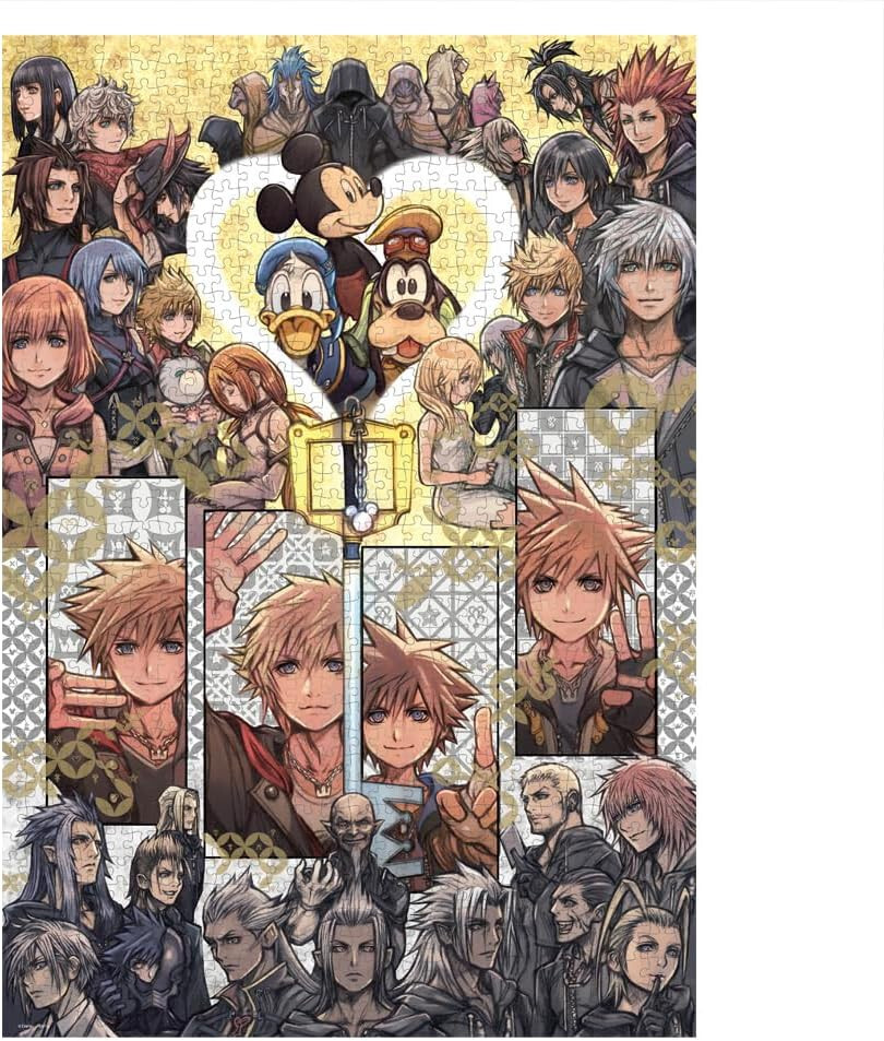 Jigsaw puzzle 1000 pieces Kingdom Hearts 20th Anniversary Art D