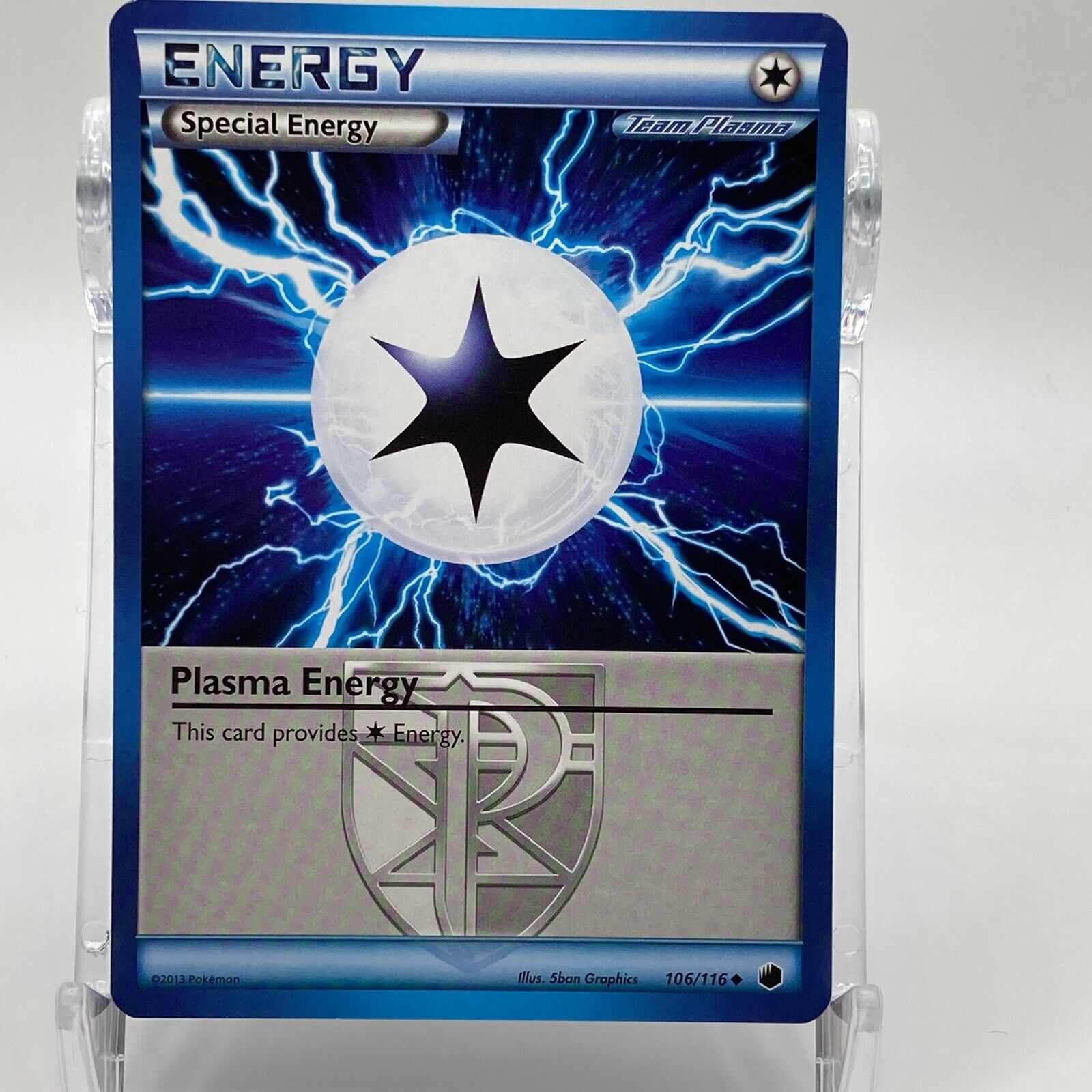 Plasma Energy Non-Holographic Uncommon 106/116 Pokémon TCG Plasma Freeze NM